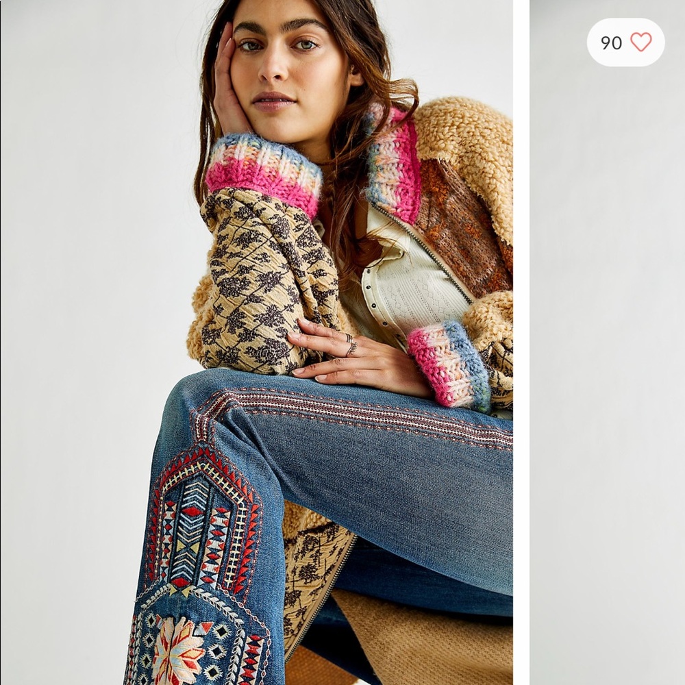In search of free people “on the bright side” coat